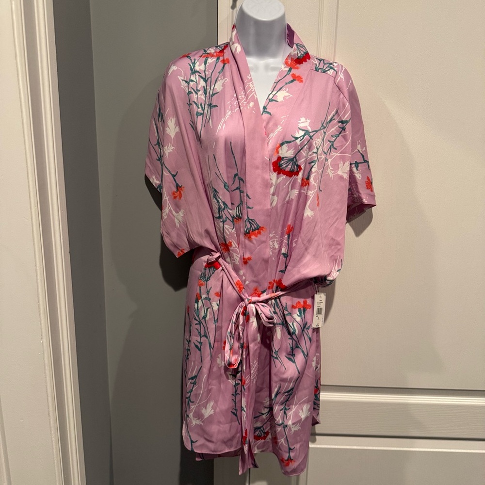 Blossom Print Women's Kimono Robe